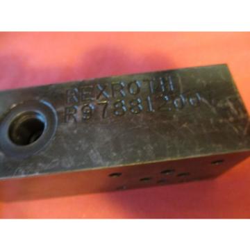 Rexroth Singapore Mexico R978812007 Hydraulic Valve Assembly