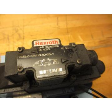 Rexroth 4WEH22J76/6EW110N9ETDK25L/V Hydraulic Directional Valve R978891301