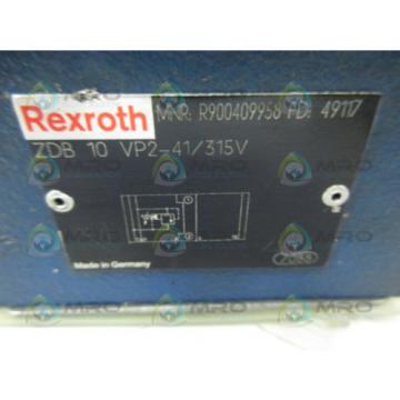 REXROTH Canada china R900409958 HYDRAULIC VALVE *NEW NO BOX*