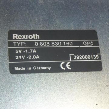 REXROTH France Dutch ERGOSPIN TIGHTENING CONTROLLER 0 608 830 160
