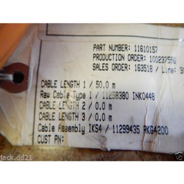 NEW Germany France 50m Rexroth Indramat 116101157 Servo Encoder Feedback Cable Wire INK0448