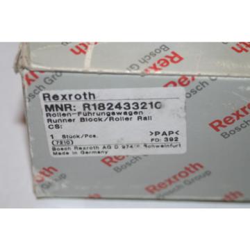 Rexroth Australia Korea Bosch Star R1824-332-10 SLH Linear Runner Block Size 35  * NEW *