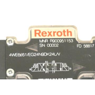 Origin REXROTH R900951153 DIRECTIONAL CONTROL VALVE 4WE661/EG24N9DK24L/V