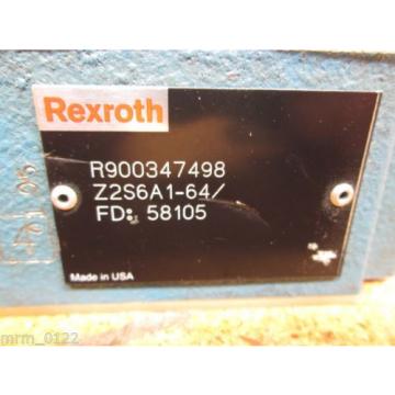 Rexroth Mexico Japan R900347498 Z2S6A1-64 Valve New