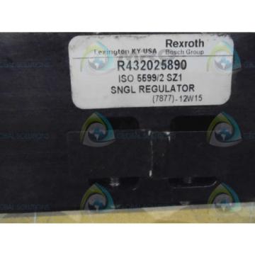 REXROTH Korea Canada R432025890 SNGL REGULATOR *USED*