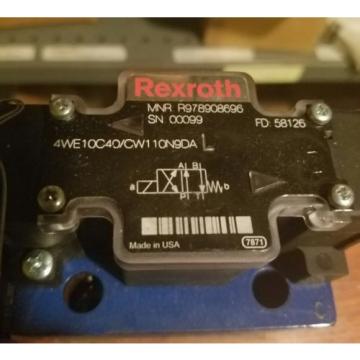 Rexroth 4WE10C40/CW11ON9DA R978908696 Hydraulic Valve origin