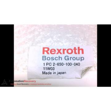 REXROTH Dutch Australia 2-650-100-040 NON-CONTACT TRANSFER UNIT, OPERATING TYPE:, NEW #206437