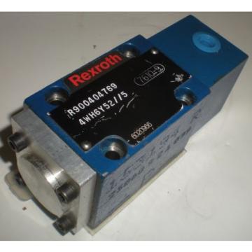 BOSCH REXROTH R900404769 4WH6Y52//5  DIRECTIONAL CONTROL VALVE