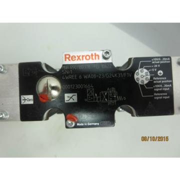 Rexroth Valve 4WREE6WA08-23/G24K31/F1V USED