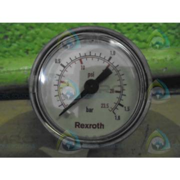 REXROTH Germany Italy 41301662921 PRESSURE GAUGE *NEW NO BOX*