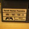 Rexroth 261-108-110-0 Pneumatic Valve, 24 VDC 2W Coil, 049-384-580-2 Valve