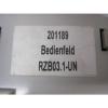 Rexroth Indramat RD REFU RZB031-UN 201189 Servo Drive Control Operator Panel