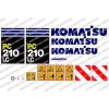 KOMATSU PC210LC DIGGER DECAL STICKER SET #1 small image
