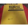Komatsu WA380-1LC Wheel Loader Parts Book Manual s/n 45001 Up #1 small image