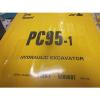 Komatsu PC95-1 Hydraulic Excavator Repair Shop Manual #1 small image