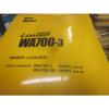 Komatsu WA700-3 Wheel Loader Repair Shop Manual Vol I &amp; II #1 small image
