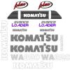 Komatsu Decals for Backhoes, Wheel Loaders, Dozers, Mini-excavators, and Dumps #6 small image