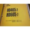 Komatsu HD465-7 HD605-7 Dump Truck Repair Shop Manual #2 small image