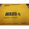 Komatsu WA80-5 Wheel Loader Operation &amp; Maintenance Manual #1 small image