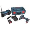 Bosch 18V Lithium-Ion Cordless Combo Kit Drill Driver AM/FM Radio DDS181-02LPB #1 small image