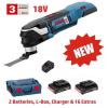 new Bosch GOP18V-28 Cordless Multi-Tool L-Boxx + Extras 06018B6070 3165140842617 #1 small image