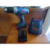 Bosch 18 volt lithium drill set w/2 batts, 30 minute peak charger and hard case #7 small image