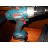 Bosch 18 volt lithium drill set w/2 batts, 30 minute peak charger and hard case #8 small image