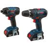 Drill Drivers Bosch 18 Volt Lithium Ion Power Hand Combo Kit Fix Wood Tool Set #2 small image