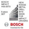 BOSCH NEW IMPACT CONTROL HSS METAL 1/4 HEX IMPACT DRILL BITS