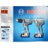*NEW* Bosch CLPK26-181 18-Volt 1/2-Inch Compact Drill Driver-Impact Driver Set #1 small image