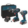 Bosch CLPK244-181 18-volt Lithium-Ion 2-Tool Combo Kit with 1/2-Inch Hammer Dril #1 small image