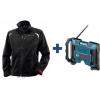 Men&#039;s Black Heated Jacket Kit 12 Volt Lithium-Ion Cordless Compact Jobsite Radio #1 small image