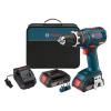 NEW Compact Powerful Brushless Hammer Drill Driver 18V Li-Ion W/ Charger Case HQ #2 small image