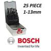 BOSCH Metal Drill Set Pro Box HSS-R 118° 1.0 - 13.0 mm 25 Pieces 2608587016 #1 small image