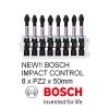 NEW!! Bosch Impact Control Screwdriver Bit 50mm, 8 x PZ 2 NEW RANGE !!!! #1 small image