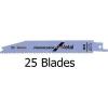 25 x Genuine BOSCH S123XF Sabre Saw Blades for Metal BIM 2608654402 - 1410 #1 small image