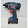 Bosch 25618-02 18-Volt Lithium-Ion 1/4-Hex Impact Driver Kit with 2 Batteries #2 small image