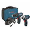 12 Volt Lithium-Ion Cordless Two 2Ah Batteries Drill Driver Combo Kit (2-Tool) #1 small image