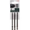 Bosch Screwdriver Bit Set with Standard Quality Drill Drivers 89mm 3 Pieces Pack #2 small image