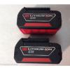 NEW 2 (TWO) Bosch BAT619 18V Litheon 3.0 Ah Fatpack Batteries Lithium Ion #1 small image