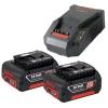Bosch 18v 2x Battery 1x Charger 18V-LI 3.0Ah Starter Kit F005XR0131 Professional #2 small image