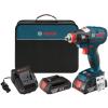 Bosch Impact Driver Kit Cordless 18 Volt Lithium-Ion Brushless 1/4 in. Hex #3 small image
