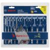 10-Pce Bosch Daredevil 6-Inch Wood Paddle Flat Drill Spade-Bit Threaded-Tip Set #2 small image