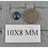 LINDE LINDY 10X8MM 5+ CTW CF BLUE STAR SAPPHIRE CREATED S/S LEVERBACK EARRINGS #3 small image