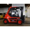 2005 LINDE H80D 17500 LB DIESEL FORKLIFT ENCLOSED HEATED CAB 3397 HOURS #1 small image