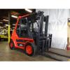 2005 LINDE H80D 17500 LB DIESEL FORKLIFT ENCLOSED HEATED CAB 3397 HOURS #2 small image