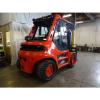 2005 LINDE H80D 17500 LB DIESEL FORKLIFT ENCLOSED HEATED CAB 3397 HOURS #5 small image