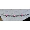 LINDE LINDY PINK STAR RUBY CREATED BRACELET NPM SECOND QUALITY DISCOUNT #1 small image