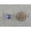 LINDE LINDY CF BLUE STAR SAPPHIRE CREATED HEART EARRING PENDANT CHAIN SET .925 #4 small image