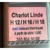 Linde H12 H16 H18 Chariot Elevateur Fork Lift Truck Parts Catalog Manual 10/97 #3 small image